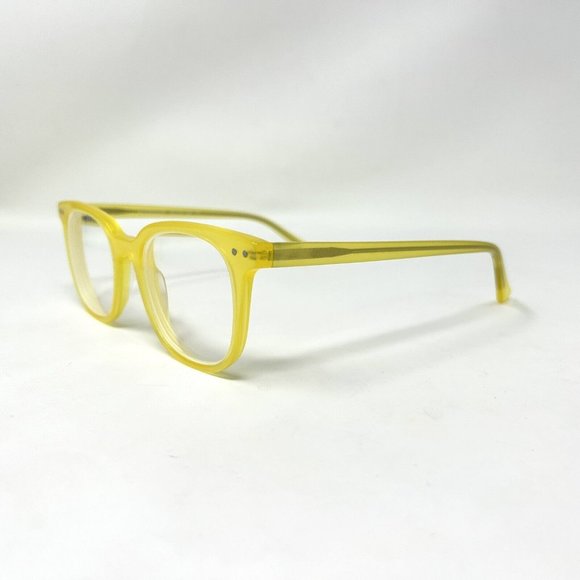 Eyebuy Direct  Kaleidoscope Glasses Square Iridescent Yellow Eyeglasses Frame - Picture 2 of 15